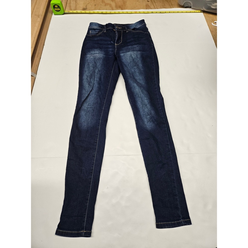 YMI Jeans Dark Wash Skinny Denim High Rise Stretch Blue Size 3/26